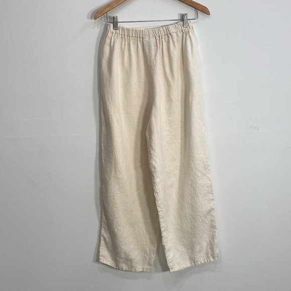 Heart's Desire Medium Linen Pants Yellow - Picture 4 of 9